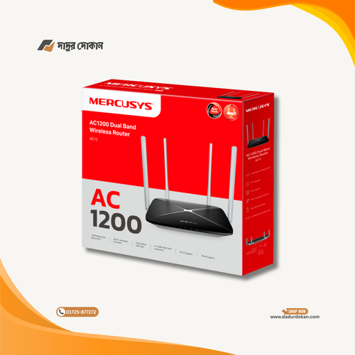 Mercusys AC1200 AC12 Dual Band WiFi Router
