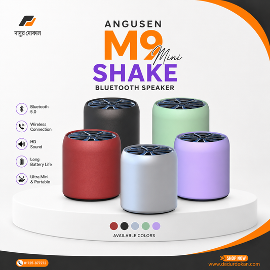 Angusen M9 Mini Shake Bluetooth Speaker