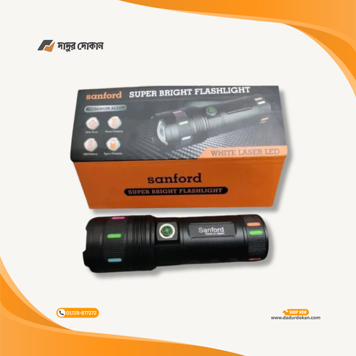 Sanford Super Bright Flashlight Made in Japan 30000mAh