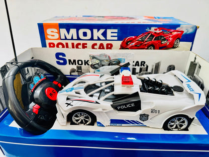 Smoke Police Remote Control Toy Car