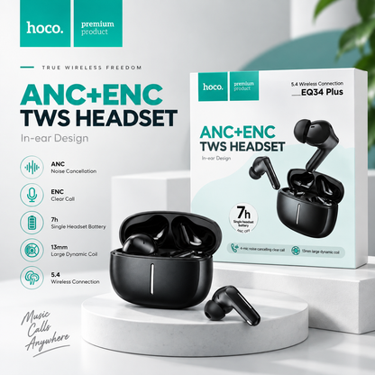 Hoco EQ34 Plus TWS Earbuds