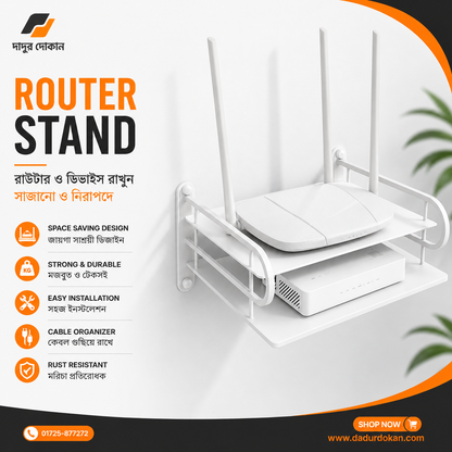 Wall Mounted Router Stand Metal