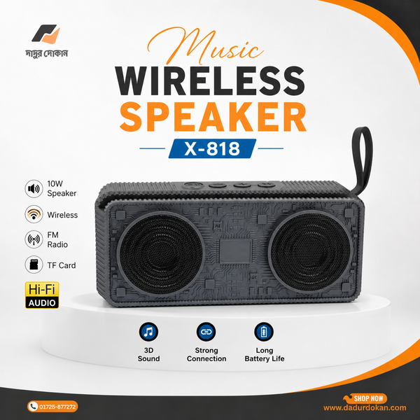Music Wireless Speaker X-818